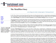 Tablet Screenshot of metalmeet.com